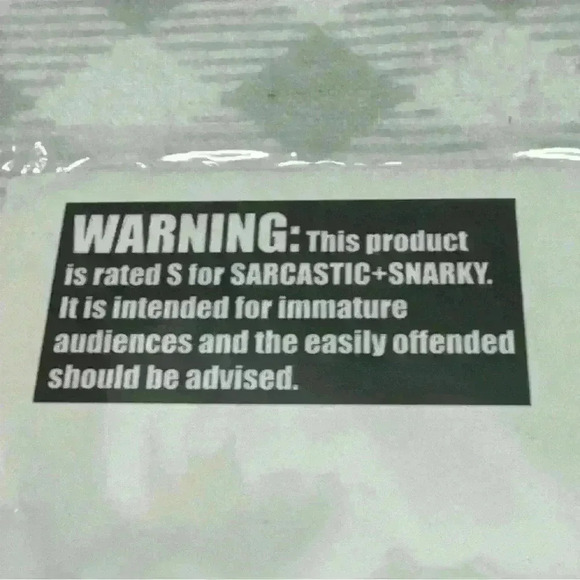 SNARK CITY SHHH NO ONE CARES Novelty Socks NWT - Picture 3 of 3